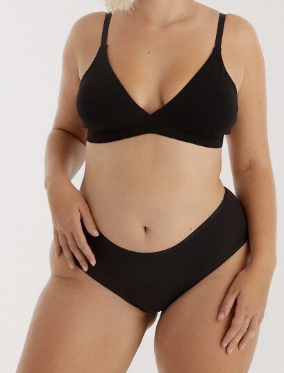 Organic Basics Core Briefs 3 Pack   Black   XS