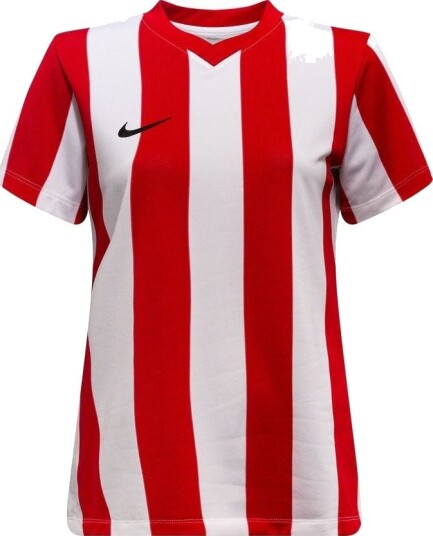 Nike Spillerdrakt Dri FIT Striped Division V   Hvit/Rød/Svart Kvinner størrelse Small