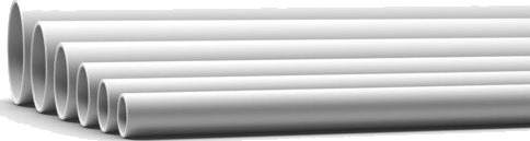 PM FLEX Stive Rør Pp 20mm 320N Hvit 3m