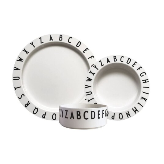 Design Letters Barneservice Tritan, Hvit