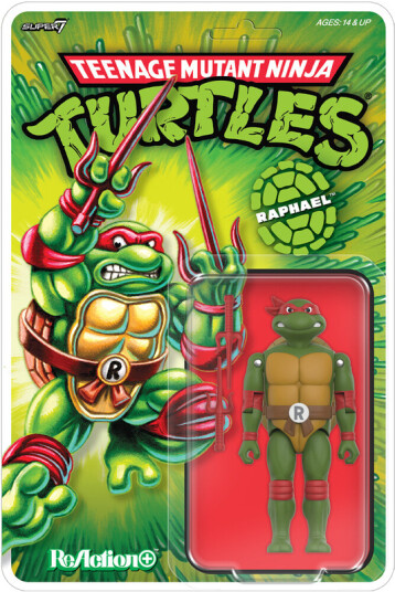 Teenage Mutant Ninja Turtles ReAction+ Wv1 Raphael TMNT