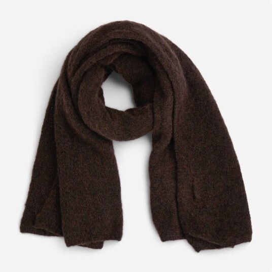 Basic Scarf Susanna Dark Brown Basic Scarf Susanna Dark Brown