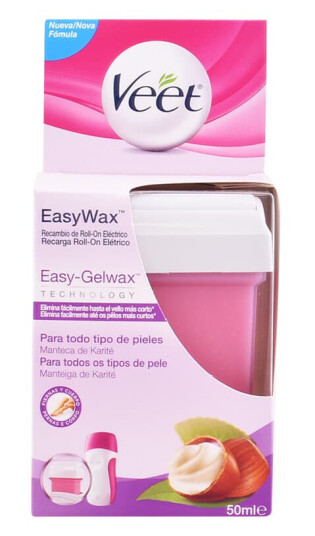 VEET EASY WAX roll-on legs/arms refill 50 ml VEET EASY WAX roll-on legs/arms refill 50 ml