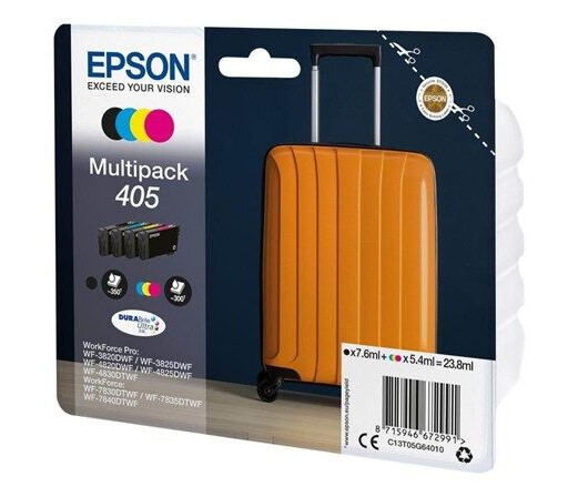 Epson 405 Multipack - 4-pack - black yellow cyan magenta - original - ink cartridge - Blekkpatron Blå
