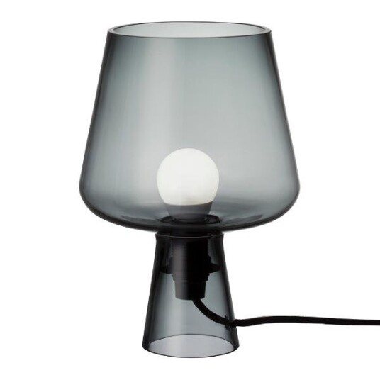 Iittala Leimu lampe 24x16,5 cm grå Iittala Leimu lampe 24x16,5 cm grå