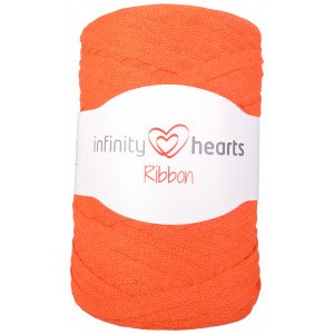  Infinity Hearts Ribbon Stoffgarn 26 Oransje