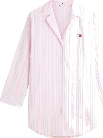 Tommy Hilfiger Pysjamasskjorte LS Poplin Rosa