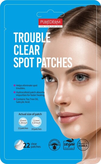 Purederm Trouble Clear Spot Patches 22pcs 2 g