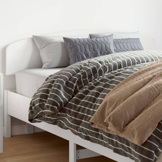 Hodegavl hvit 160 cm heltre furu 8721012427112
