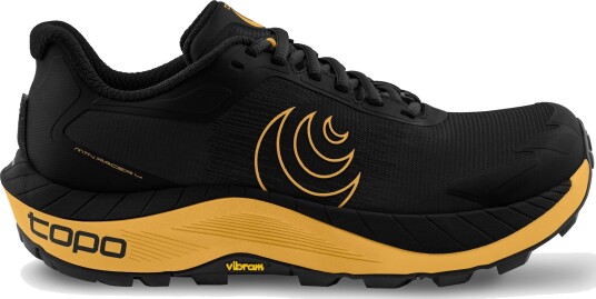 Topo Athletic Men"s MTN Racer 4 Black/Yellow 45 Topo Athletic Men"s MTN Racer 4 Black/Yellow 45