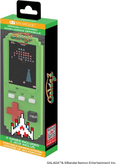 My Arcade Pixel Pocket Pro Galaga håndholdt konsoll My Arcade Pixel Pocket Pro Galaga håndholdt konsoll