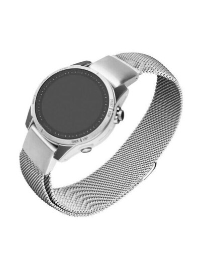 FIXED Mesh Strap for Garmin QuickFit 20mm Silver