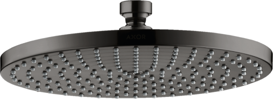 Axor Starck 1jet Hodedusj, Ø240 mm Med 1 stråletype, Polert Sort Krom Axor Starck 1jet Hodedusj, Ø240 mm Med 1 stråletype, Polert Sort Krom