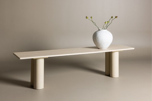 Spisebenk Olivia 40x180x45 cm Hvit Hvit Spisebenk Olivia 40x180x45 cm Hvit Hvit
