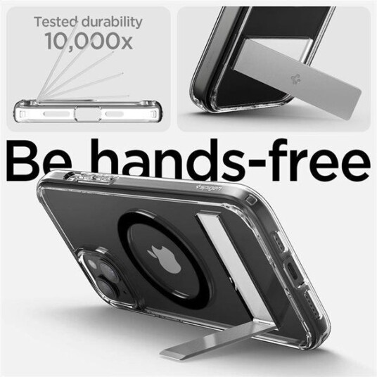 Spigen Ultra Hybrid S MagSafe Mobildeksel for iPhone 15 Plus - Svart Spigen Ultra Hybrid S MagSafe Mobildeksel for iPhone 15 Plus - Svart