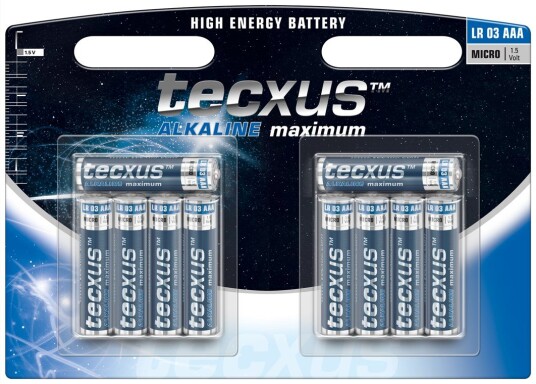 Tecxus alkaline LR03 AAA 10 pk