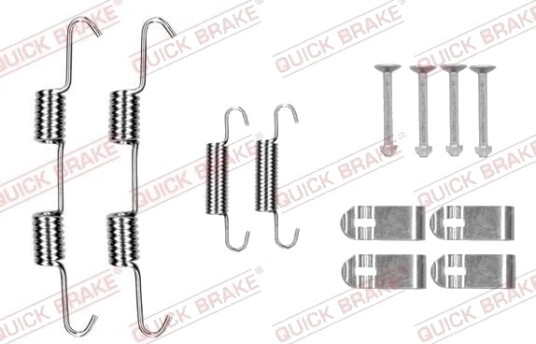 QUICK BRAKE 105-0077 Tilbehørsett, håndbremsesko QUICK BRAKE 105-0077 Tilbehørsett, håndbremsesko