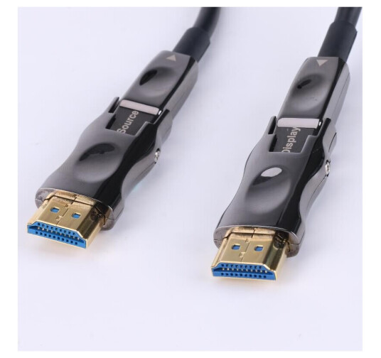 Yd Electronics Optisk Hdmi 2.1 Hdmi-Kabel Med Avtagbar Plugg - 15 Meter Yd Electronics Optisk Hdmi 2.1 Hdmi-Kabel Med Avtagbar Plugg - 15 Meter