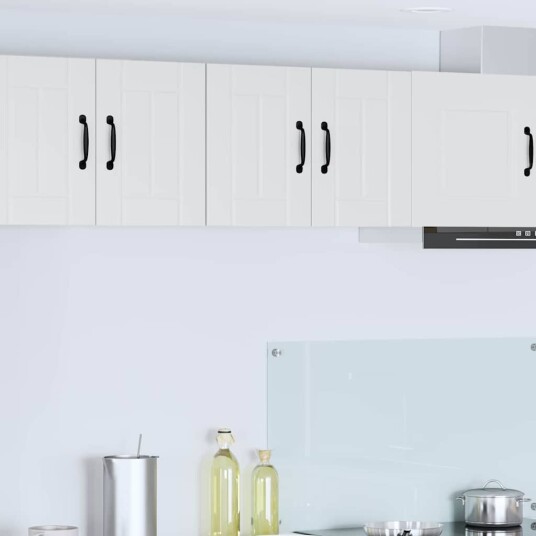 Kjøkken veggskap Høyglanset hvit 60 x 31 x 40 cm Konstruert tre
