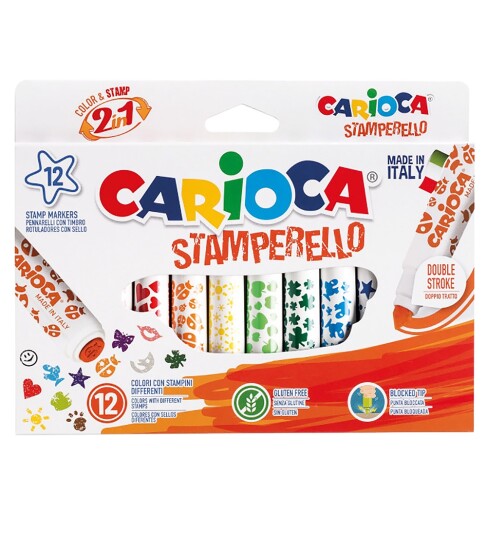 Carioca Stamp marker, 12 pcs 809423 Carioca Stamp marker, 12 pcs 809423