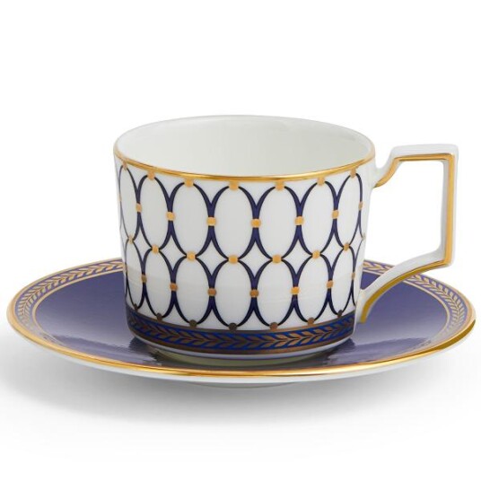 Wedgwood Renaissance Gold kaffekopp & asjett Wedgwood Renaissance Gold kaffekopp & asjett