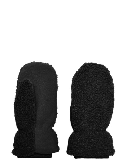 Kids Only Kogthea Life Teddy Mittens Acc - Black - ONE SIZE Kids Only Kogthea Life Teddy Mittens Acc - Black - ONE SIZE