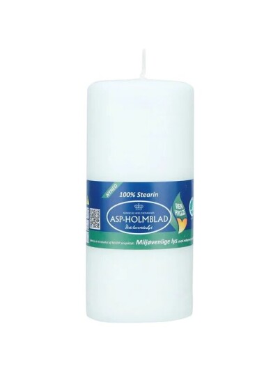 Asp Holmblad Miljvennlige Kubbelys White