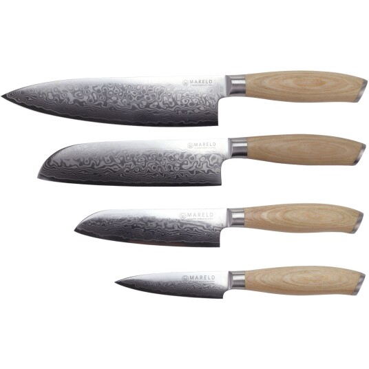 Mareld Akio knivsett med 4 kniver Mareld Akio knivsett med 4 kniver