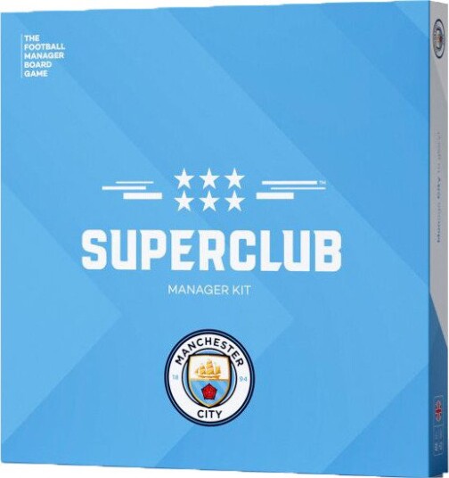 Superclub Manager Kit Brettspill Manchester City Engelsk