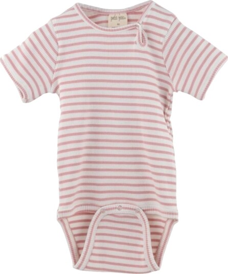 Rosa Stripete Petit Piao SS Body (92 / 2 år)