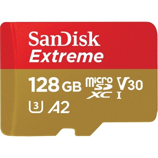Sandisk Minnekort MicroSDXC Extreme 128GB 190MBs