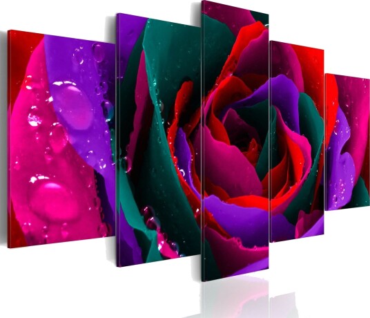 Bilde Multicoloured Rose 100x50 Artgeist sp. z o. o.