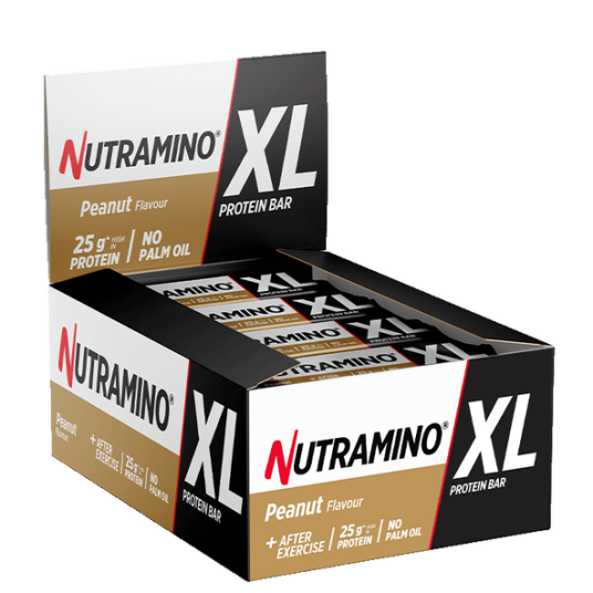 Nutramino XL Proteinbar, 16x74g - Peanut Nutramino XL Proteinbar, 16x74g - Peanut