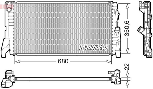 Radiator DENSO DRM05118