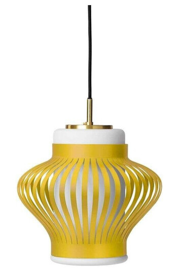 Warm Nordic - Opal Lamella Pendel Illuminating Yellow Warm Nordic
