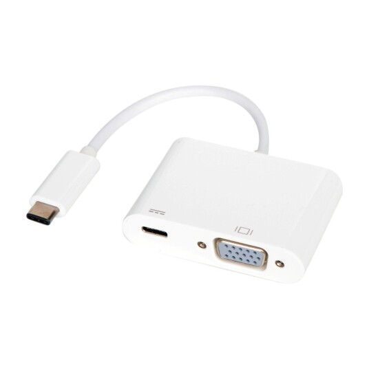 Qnect adapter USB-C–VGA + 60 W USB-C charger QN301028
