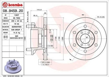 MAGNETI MARELLI 360406024000 Bremseskive MAGNETI MARELLI 360406024000 Bremseskive