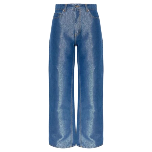 Ganni Dame Jeans Blå W25,
