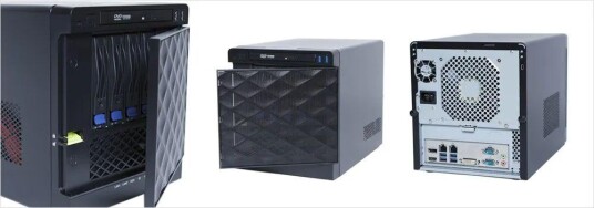 HANWHA Mini Qube 4 Bay client with