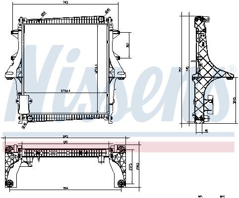 Radiator NISSENS 637875