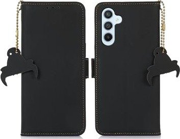 Samsung Galaxy S26 FE lommebokveske i lær med RFID - svart