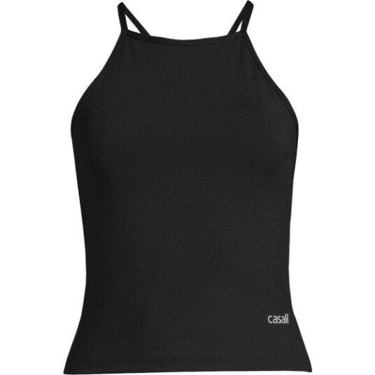 Casall Built-In-Bra Halterneck Tank Dame Black 36