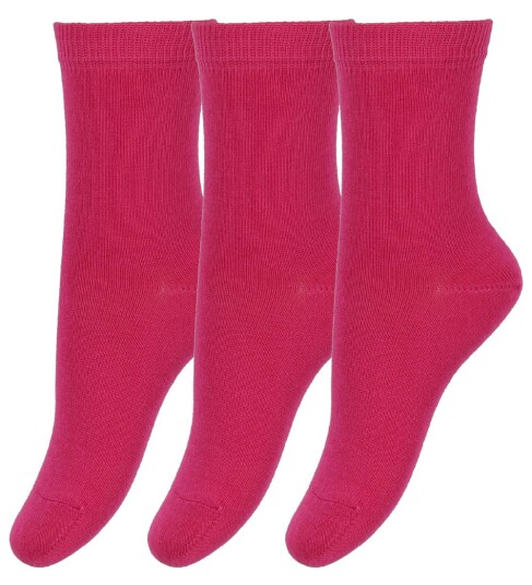 Melton Sokker 3 pack Rosa 15/16 Sokker