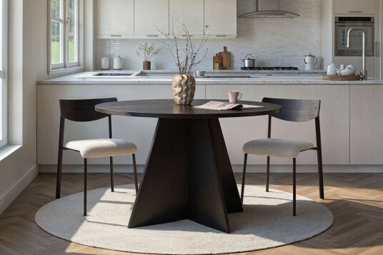Zalen Spisebord 120 cm - Svart
