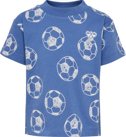 Hummel Hmlmini Loose Aop T Shirt S/S Blue 104