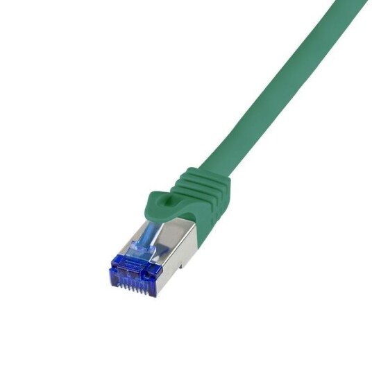 LogiLink Patchkabel Ultraflex, Cat.6A, S/FTP, grün, 0,5 m