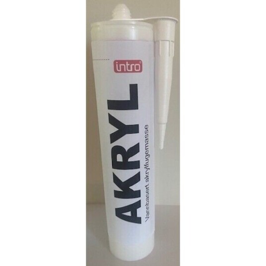 Max Akryl Hvit 300 ml Intro Max Akryl Hvit 300 ml Intro