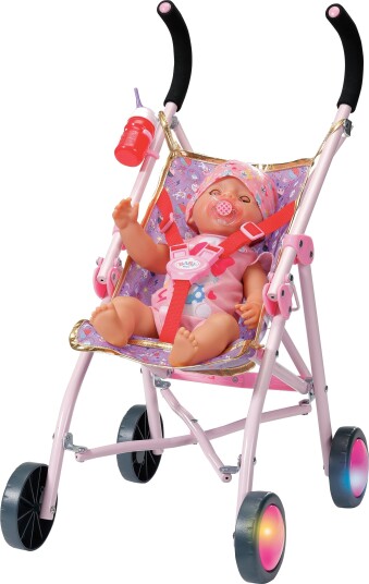 Baby Born Birthday Barnevogn Med Lys Baby Born Dukkevogn 829950