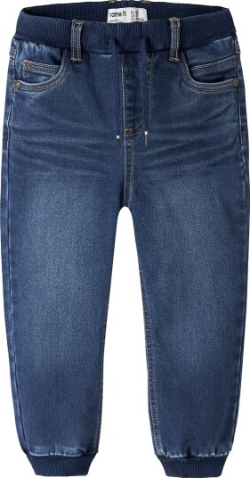 Name It Jeans NmmLegs Baggy Dark Blue Denim Name It 3 år (98) Jeans Blå Marineblå Svart