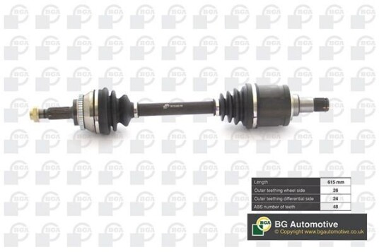 Bga Drivaksel BGA DS7608L